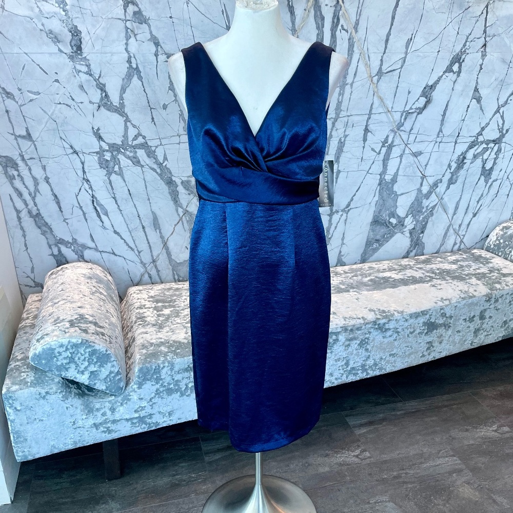 CONNECTED Apparel Royal Blue Dress